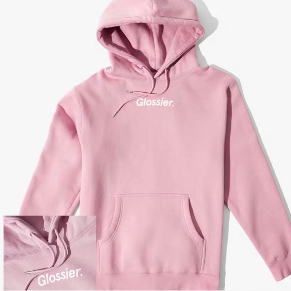 Glossier Pink Hoodie